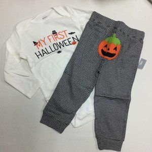 Carter's My 1st Halloween Outfit Baby Toddler 18 Months Boy Girl Unisex 2 Pc